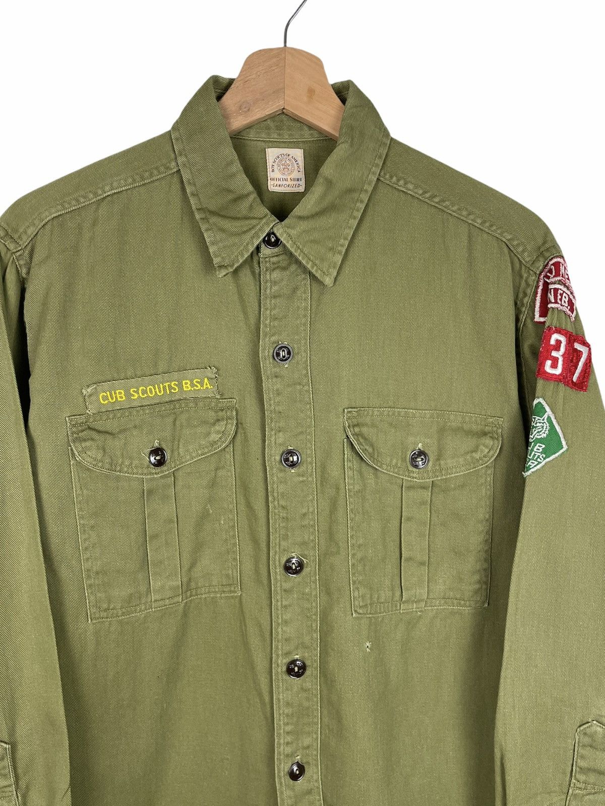 Vintage 50s BSA Cub Scouts Shirt Homer NE Troop 137
