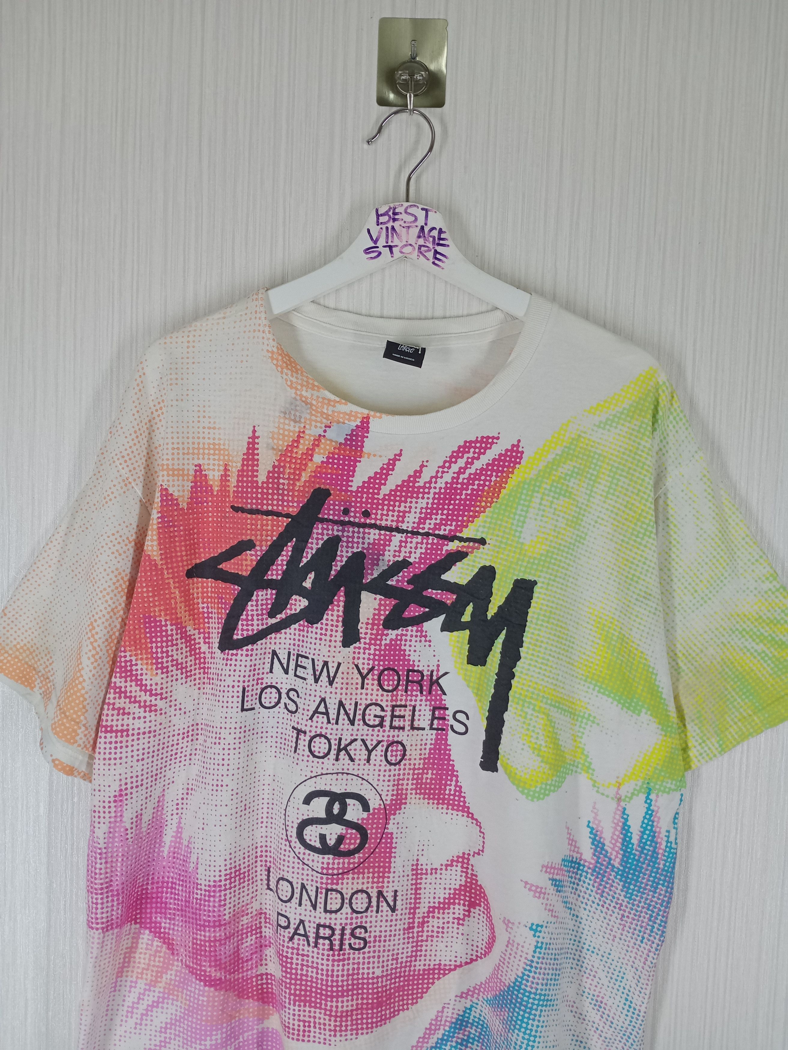 Stussy RARE!!! Vintage Stussy International Tshirt Size US L / EU 52-54 / 3 - 4 Thumbnail