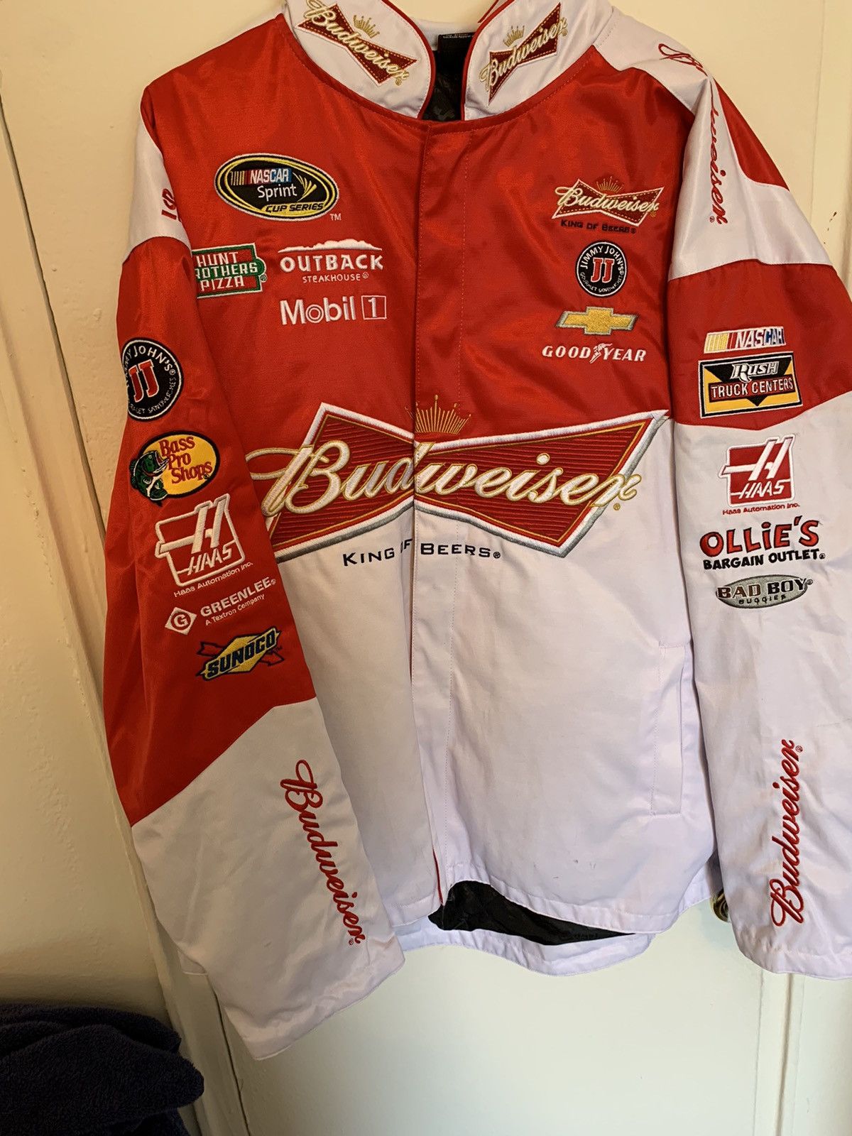 Kevin harvick budweiser jacket clearance