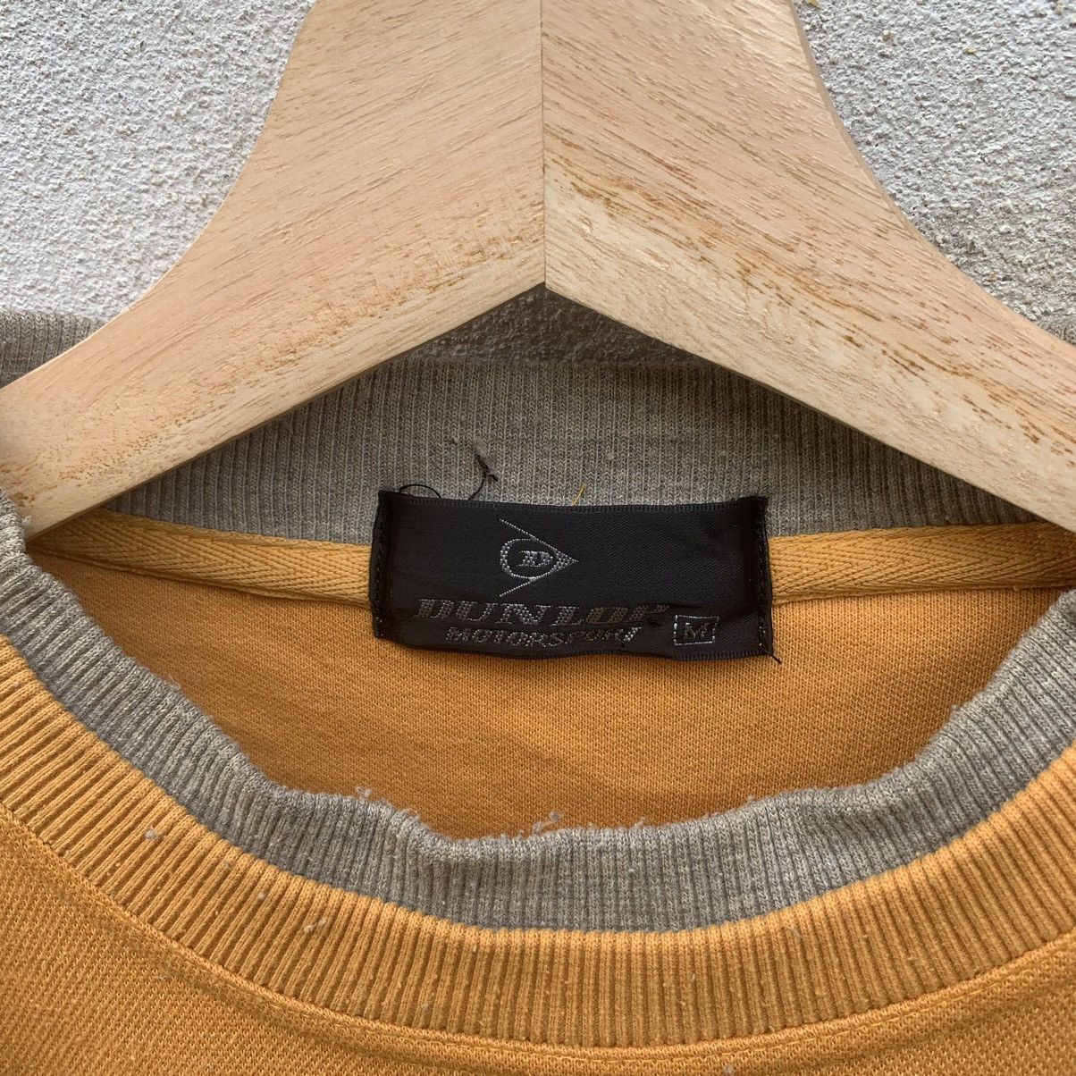 Dunlop × Vintage 90’s Dunlop Spell Out Racing Crewneck Pullover Sweatshirts Size US M / EU 48-50 / 2 - 3 Thumbnail