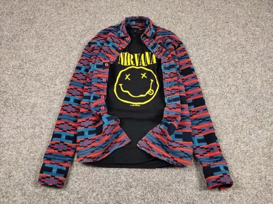 Flannel Vintage Checkered Flannel Shirt Travis Scott Style Hype Size US M / EU 48-50 / 2 - 2 Thumbnail