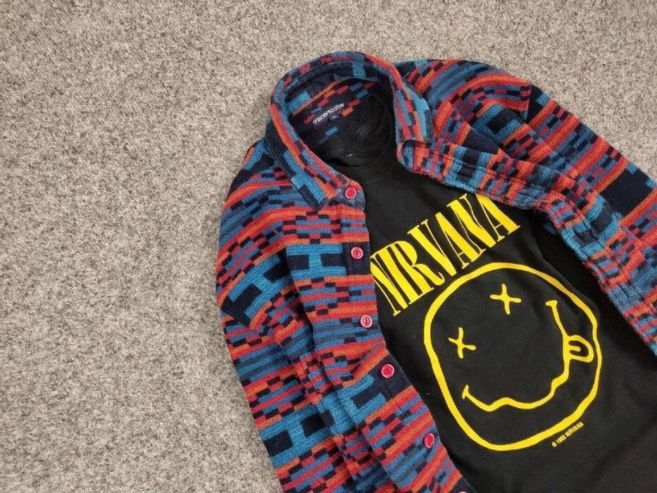 Flannel Vintage Checkered Flannel Shirt Travis Scott Style Hype Size US M / EU 48-50 / 2 - 7 Thumbnail