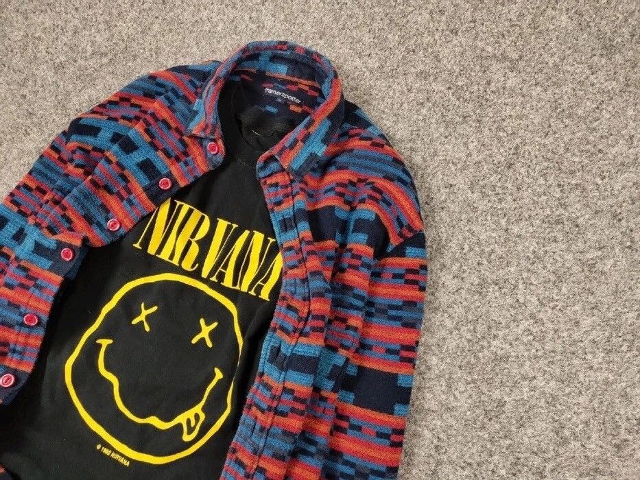 Flannel Vintage Checkered Flannel Shirt Travis Scott Style Hype Size US M / EU 48-50 / 2 - 4 Thumbnail