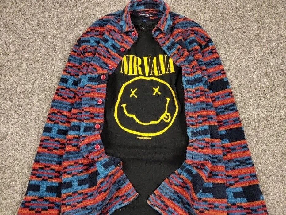 Flannel Vintage Checkered Flannel Shirt Travis Scott Style Hype Size US M / EU 48-50 / 2 - 10 Thumbnail