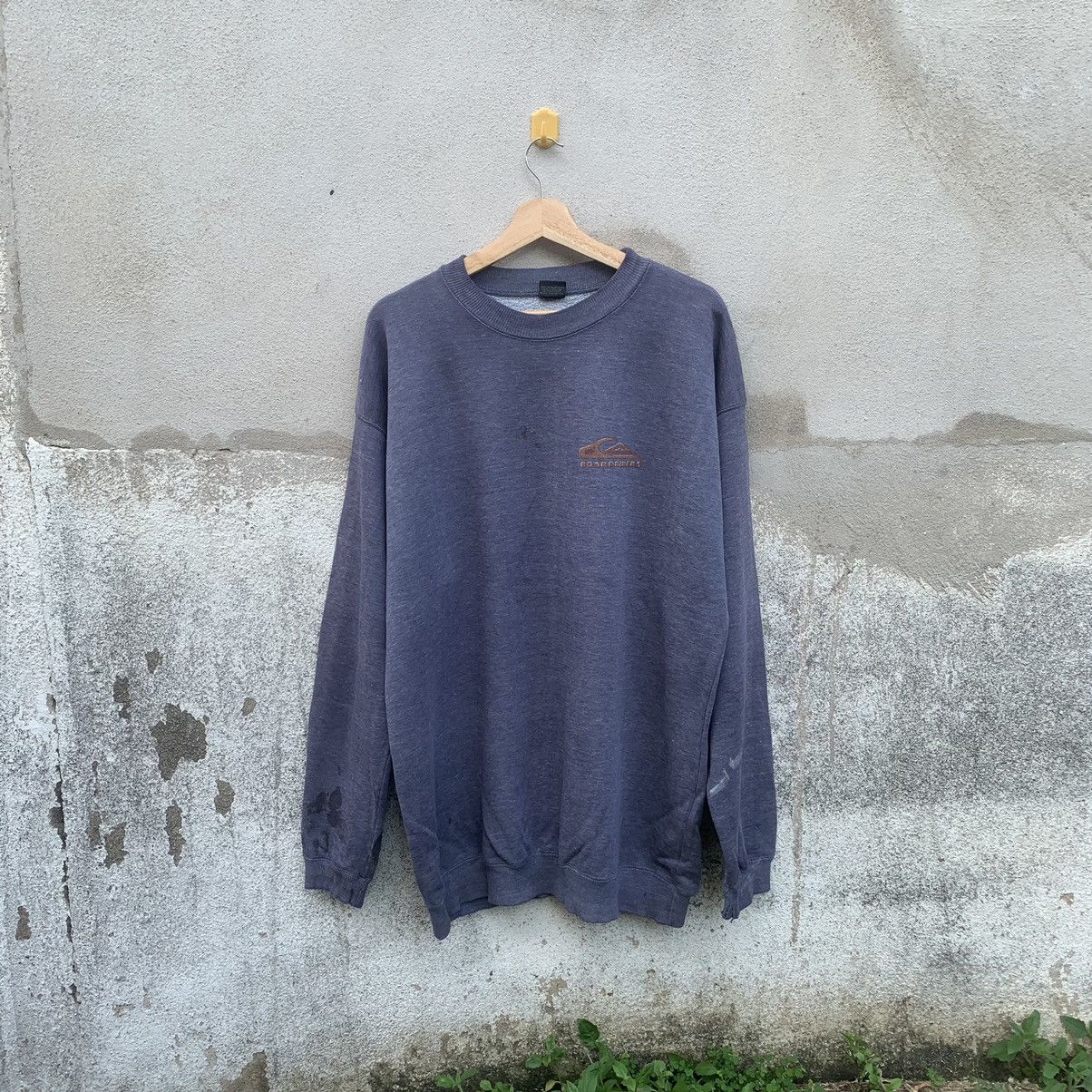 Quicksilver × Vintage 90’s Quiksilver Big Logo Crewneck Baggy Crewneck Sweatshirts Size US L / EU 52-54 / 3 - 2 Thumbnail