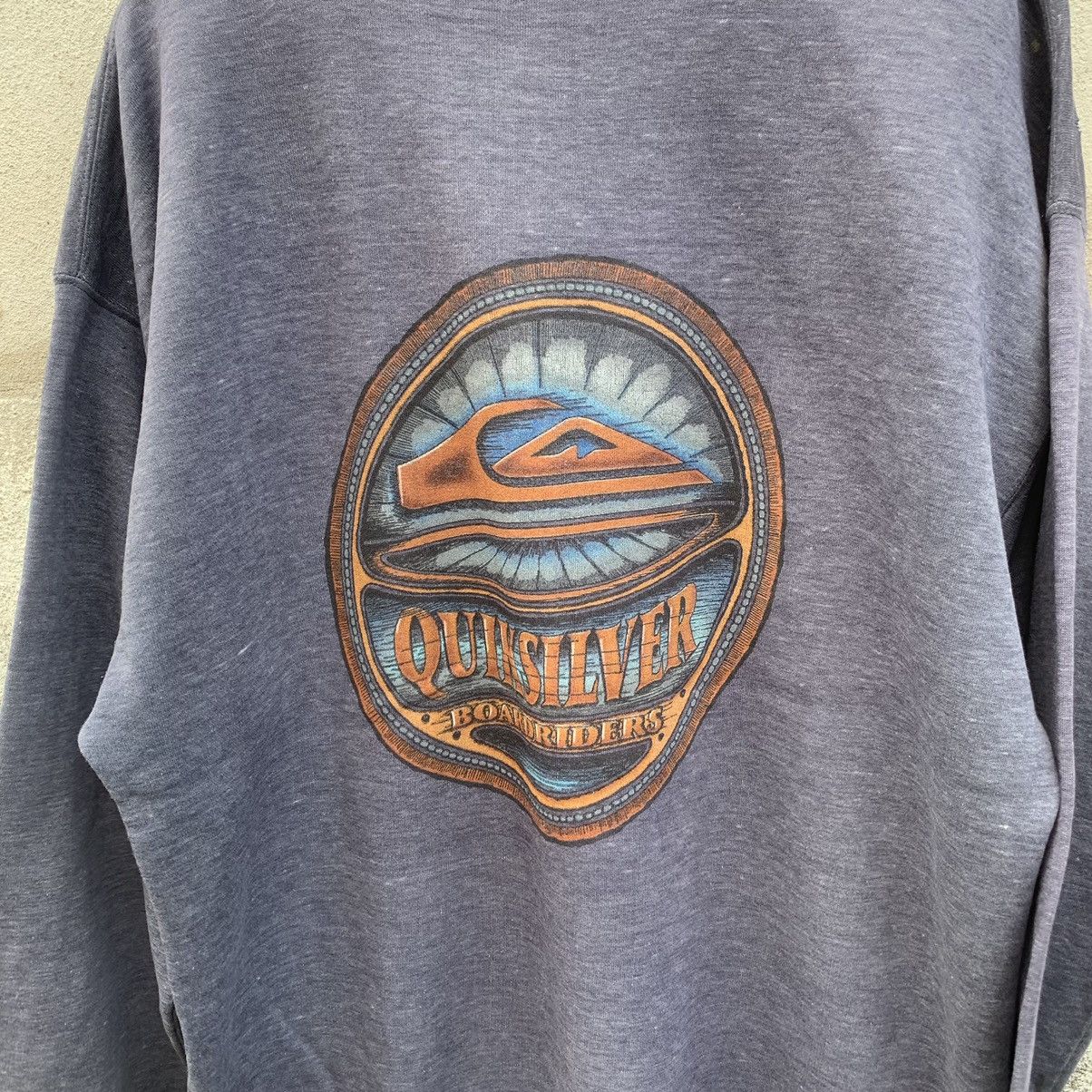 Quicksilver × Vintage 90’s Quiksilver Big Logo Crewneck Baggy Crewneck Sweatshirts Size US L / EU 52-54 / 3 - 13 Thumbnail