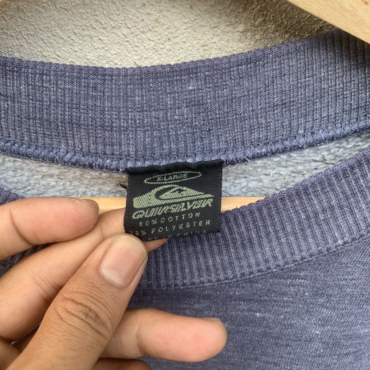 Quicksilver × Vintage 90’s Quiksilver Big Logo Crewneck Baggy Crewneck Sweatshirts Size US L / EU 52-54 / 3 - 12 Thumbnail