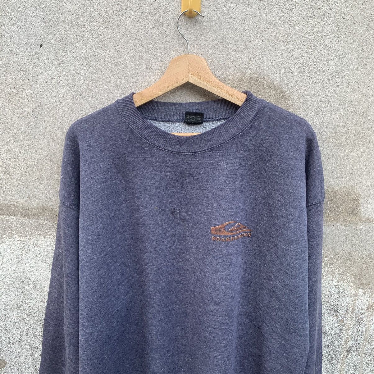 Quicksilver × Vintage 90’s Quiksilver Big Logo Crewneck Baggy Crewneck Sweatshirts Size US L / EU 52-54 / 3 - 3 Thumbnail