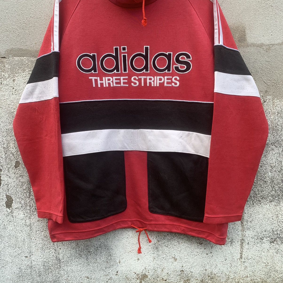 Adidas × Vintage 🔥BEST OFFER🔥 90’s Adidas Big Logo Pullover Sweatshirts Size US L / EU 52-54 / 3 - 3 Thumbnail