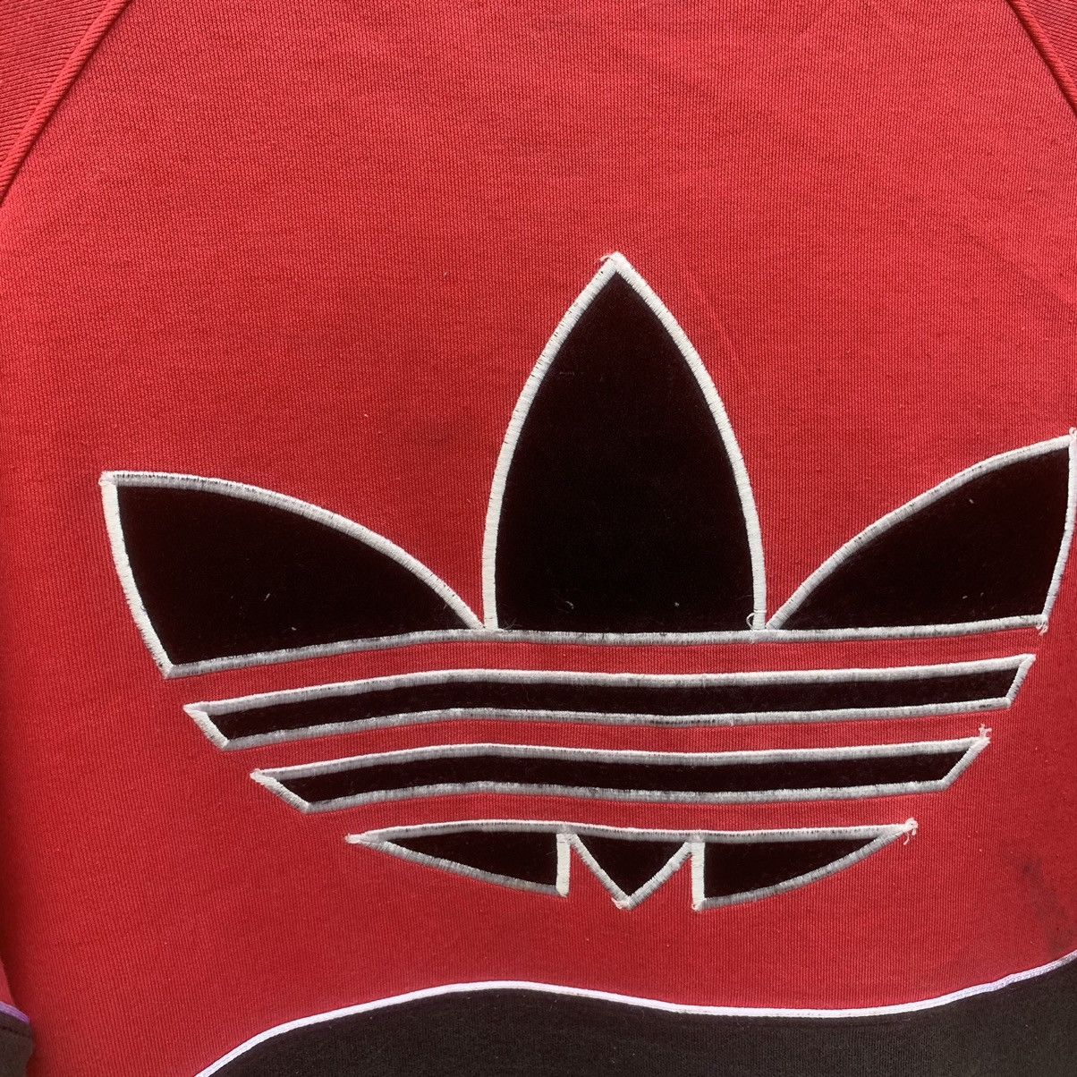 Adidas × Vintage 🔥BEST OFFER🔥 90’s Adidas Big Logo Pullover Sweatshirts Size US L / EU 52-54 / 3 - 13 Thumbnail