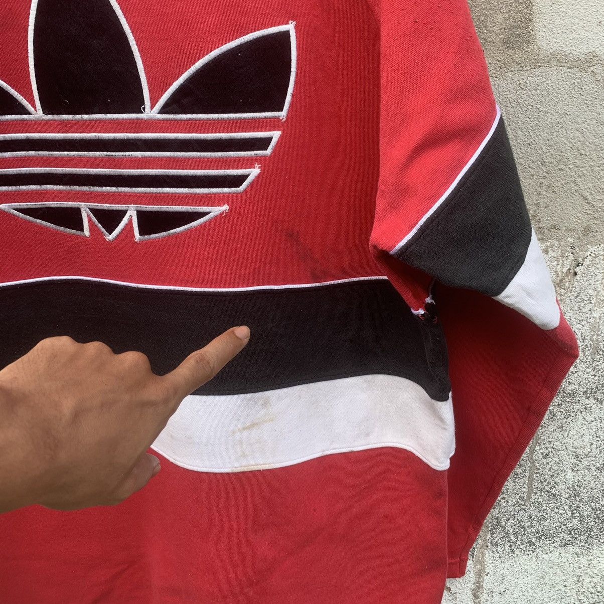 Adidas × Vintage 🔥BEST OFFER🔥 90’s Adidas Big Logo Pullover Sweatshirts Size US L / EU 52-54 / 3 - 14 Thumbnail