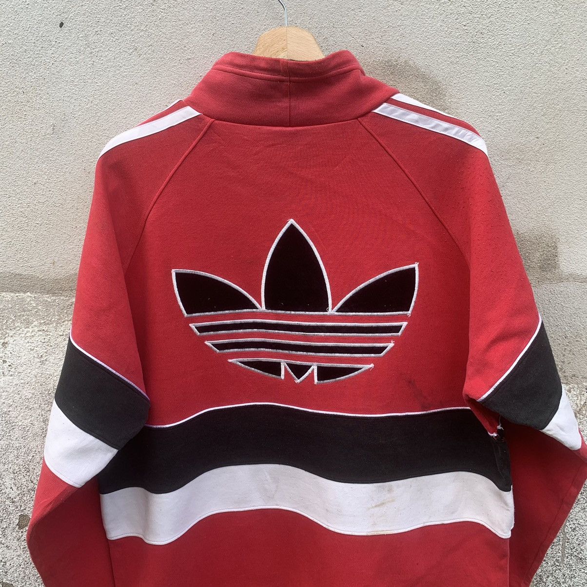 Adidas × Vintage 🔥BEST OFFER🔥 90’s Adidas Big Logo Pullover Sweatshirts Size US L / EU 52-54 / 3 - 12 Thumbnail