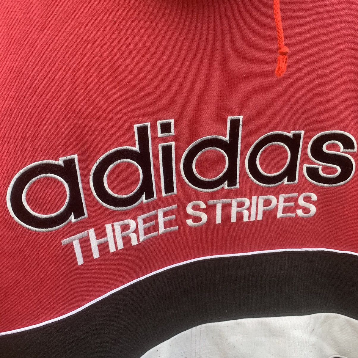 Adidas × Vintage 🔥BEST OFFER🔥 90’s Adidas Big Logo Pullover Sweatshirts Size US L / EU 52-54 / 3 - 4 Thumbnail