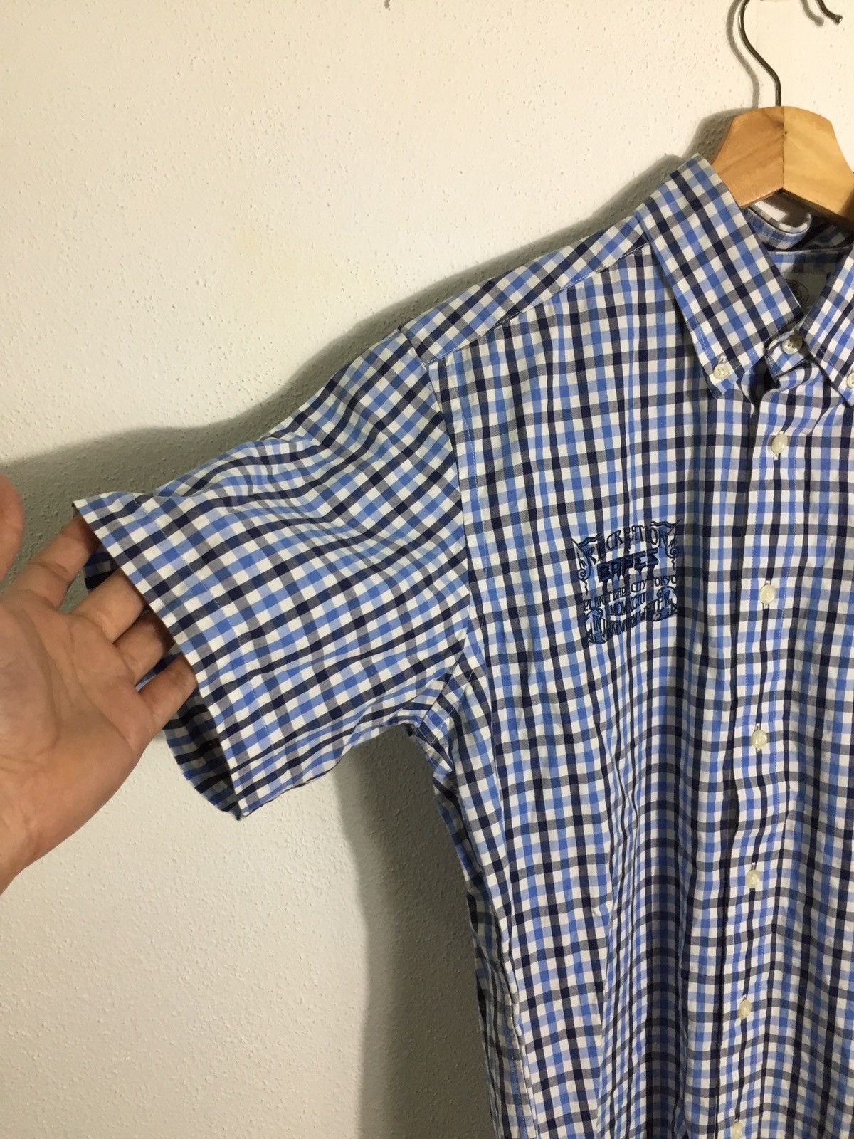 Bape A Bathing Ape Bape Head Logo Bapes Recreation Shirt Size US L / EU 52-54 / 3 - 15 Thumbnail