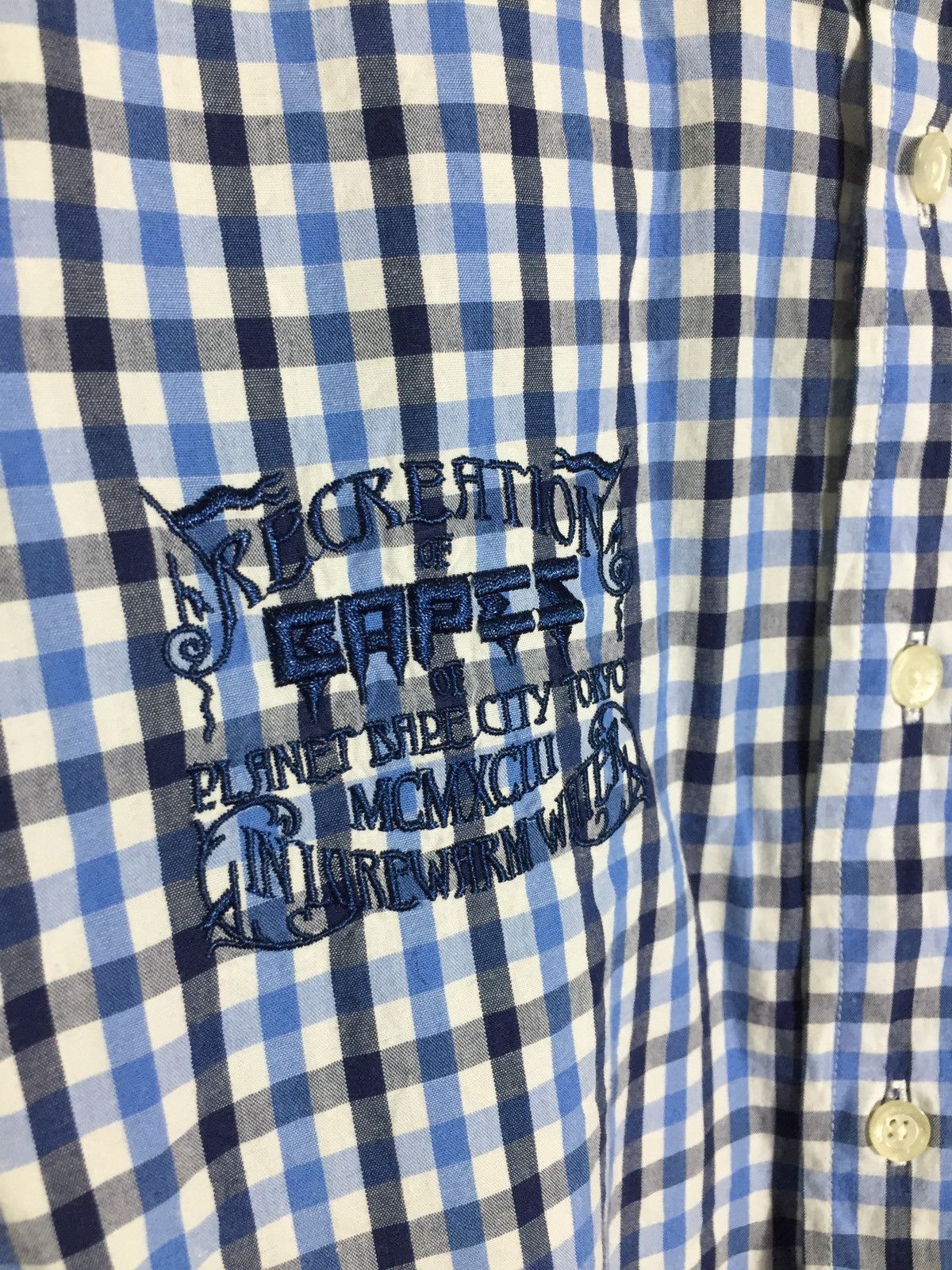 Bape A Bathing Ape Bape Head Logo Bapes Recreation Shirt Size US L / EU 52-54 / 3 - 5 Thumbnail