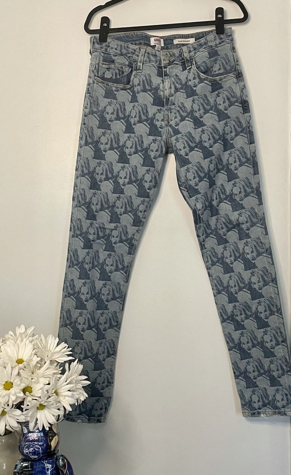 Pleasures Pleasures Printed Denim Size 31 Size US 31 - 3 Thumbnail