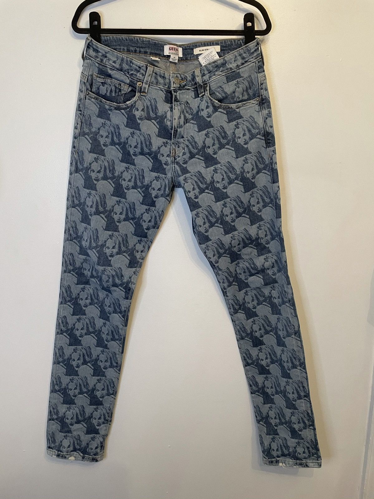 Pleasures Pleasures Printed Denim Size 31 Size US 31 - 4 Thumbnail