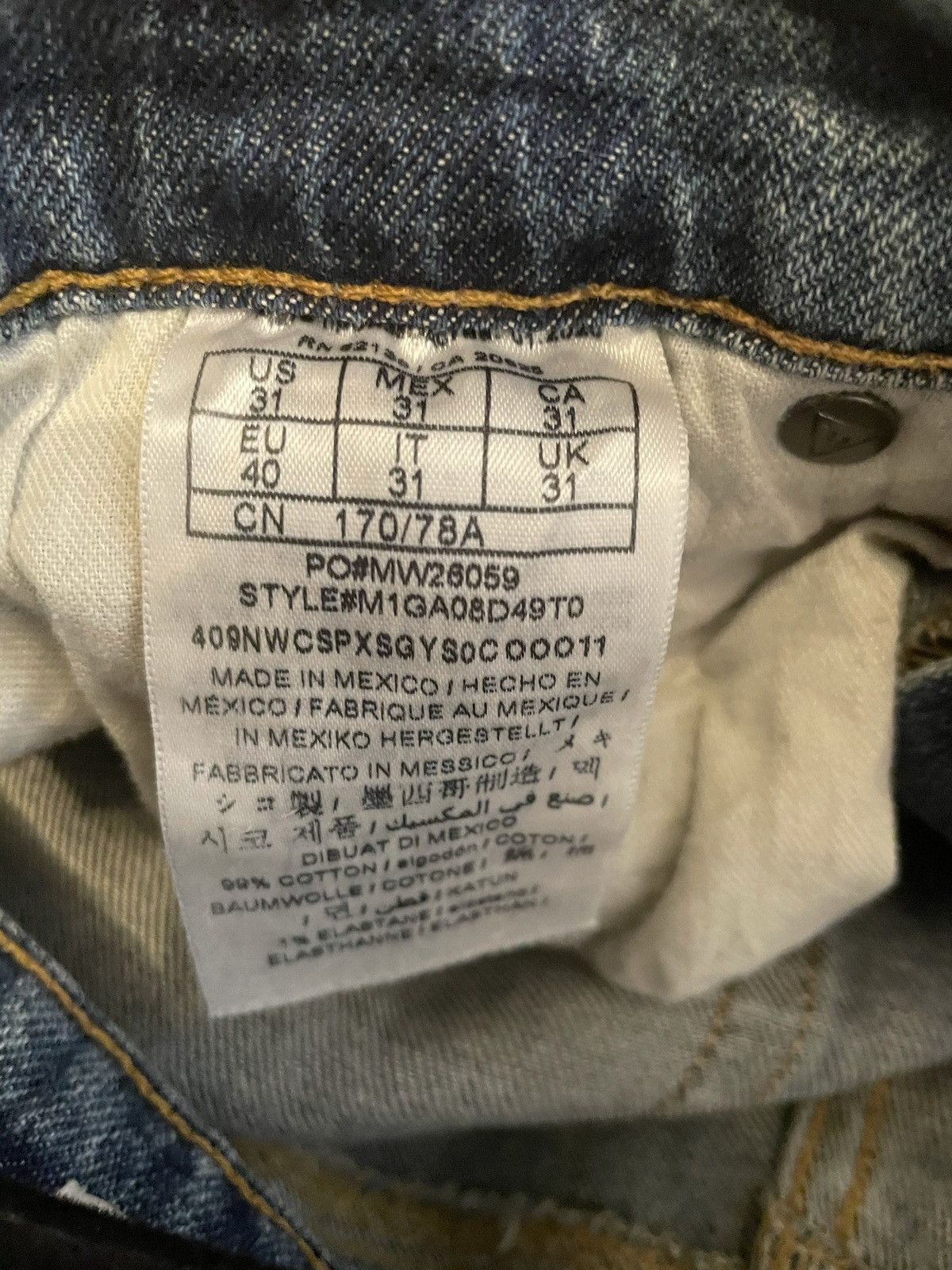 Pleasures Pleasures Printed Denim Size 31 Size US 31 - 7 Thumbnail