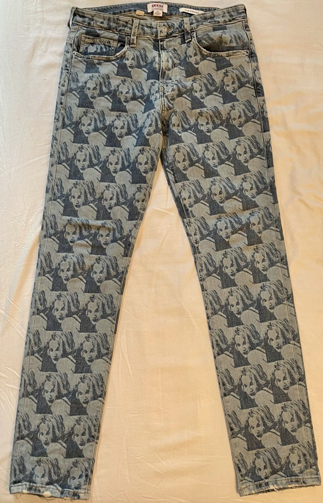 Pleasures Pleasures Printed Denim Size 31 Size US 31 - 1 Thumbnail