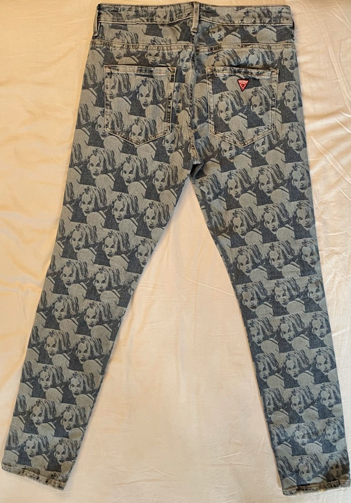 Pleasures Pleasures Printed Denim Size 31 Size US 31 - 2 Thumbnail
