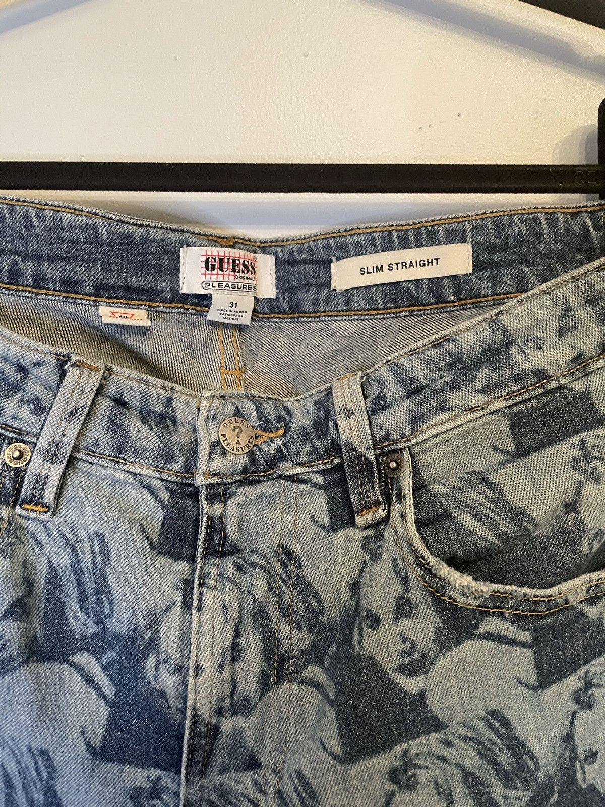 Pleasures Pleasures Printed Denim Size 31 Size US 31 - 6 Thumbnail