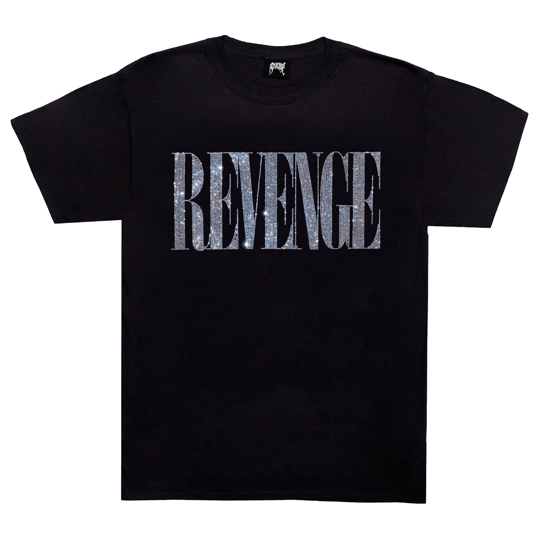 Revenge NIRVANA RHINESTONE TEE BLACK ( Revenge Rhinestone Large ) Size US L / EU 52-54 / 3 - 1 Thumbnail