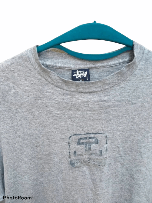 Stussy 💥TRUE CRAZY VINTAGE MADE IN USA 90s STUSSY FADED LOGO TEE Size US M / EU 48-50 / 2 - 2 Thumbnail