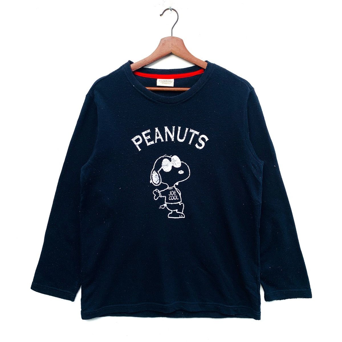 Peanuts Vintage Peanut Biglogo Crewneck Sweatshirt Grailed
