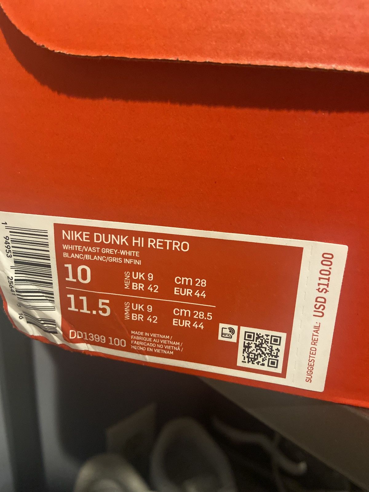 Nike Vast grey dunk 2021 Size US 10 / EU 43 - 4 Thumbnail