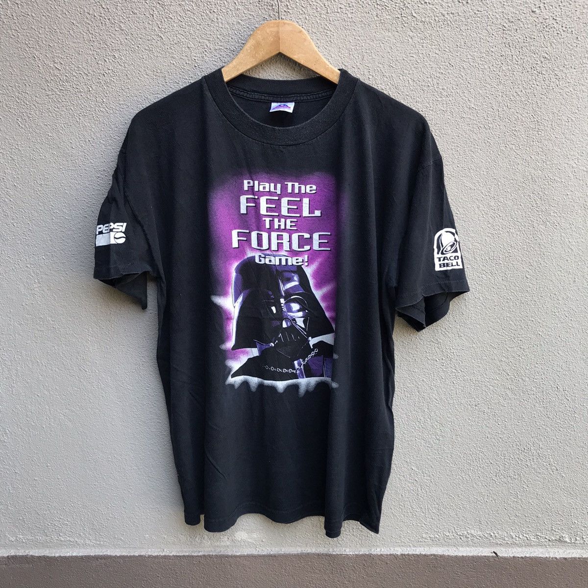 Vintage Vintage STAR WARS movie darth vader promo tee Size US XL / EU 56 / 4 - 1 Thumbnail