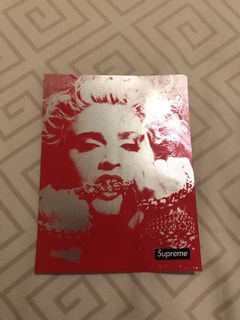 Supreme sale madonna sticker