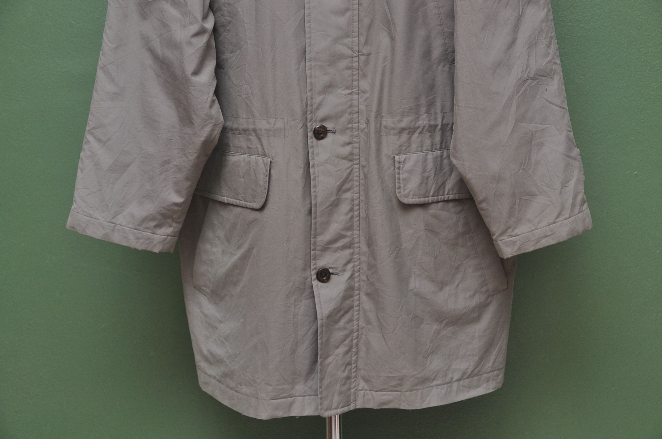 Burberry × Japanese Brand Vintage Burberry Coat Travis Scott Fashion Style Size US L / EU 52-54 / 3 - 3 Thumbnail