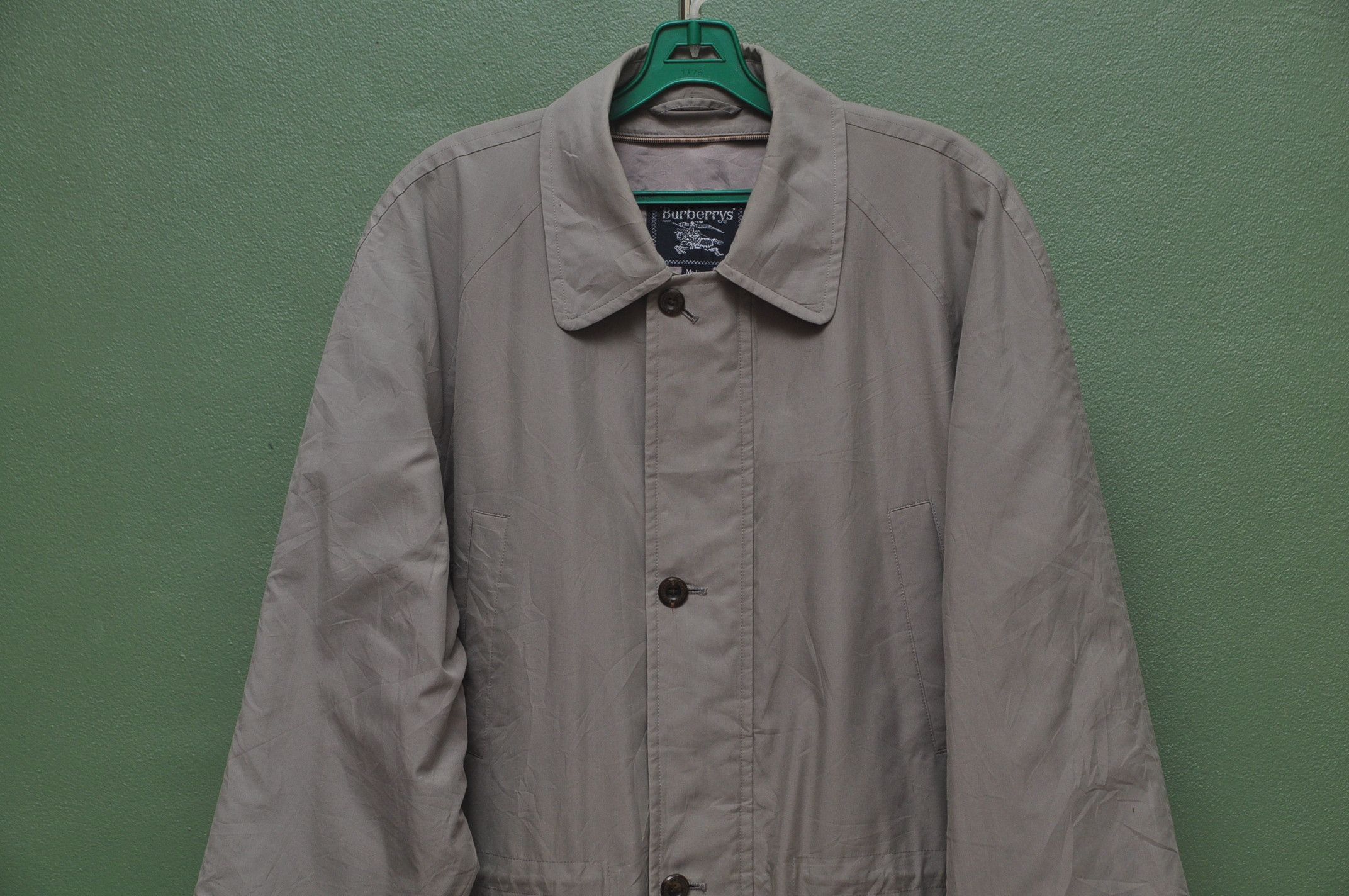 Burberry × Japanese Brand Vintage Burberry Coat Travis Scott Fashion Style Size US L / EU 52-54 / 3 - 2 Thumbnail