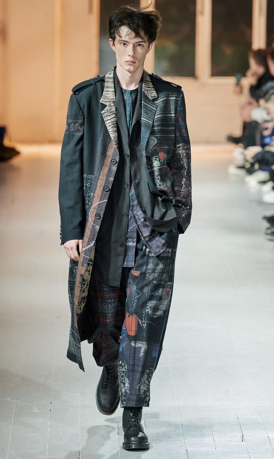Yohji Yamamoto FW20 Asymmetrical Thick Pants Casual Pants