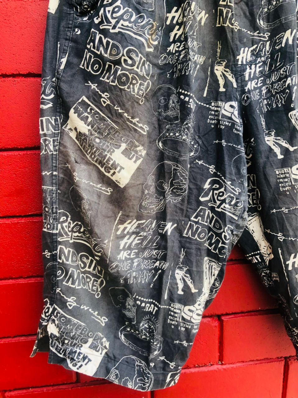 Andy Warhol × Japanese Brand Vintage Andy Warhol Japanese Boxer Travis Scott Fashion Size US 33 - 6 Thumbnail