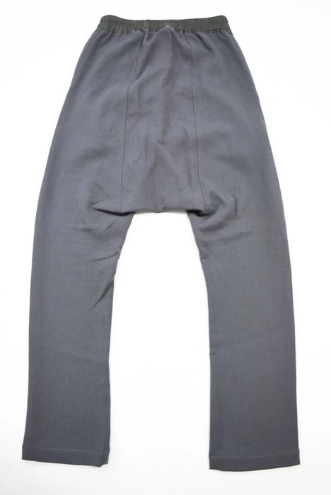 Rick Owens Rick Owens Wool Drawstring Long Pant Petrol 46 | Grailed