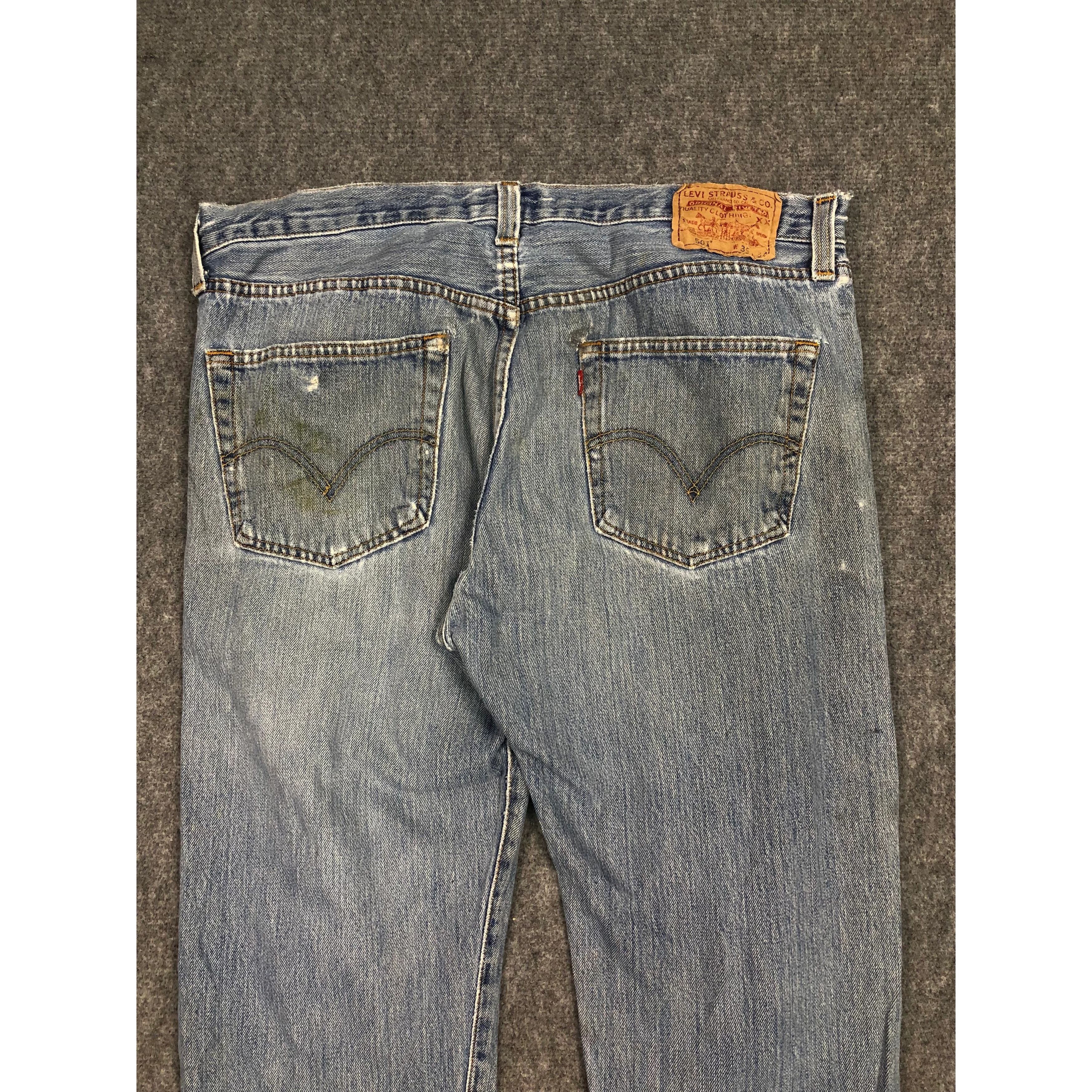 Levi's Vintage Levis 501 Faded Denim Pant DP0113 Size US 36 / EU 52 - 4 Thumbnail