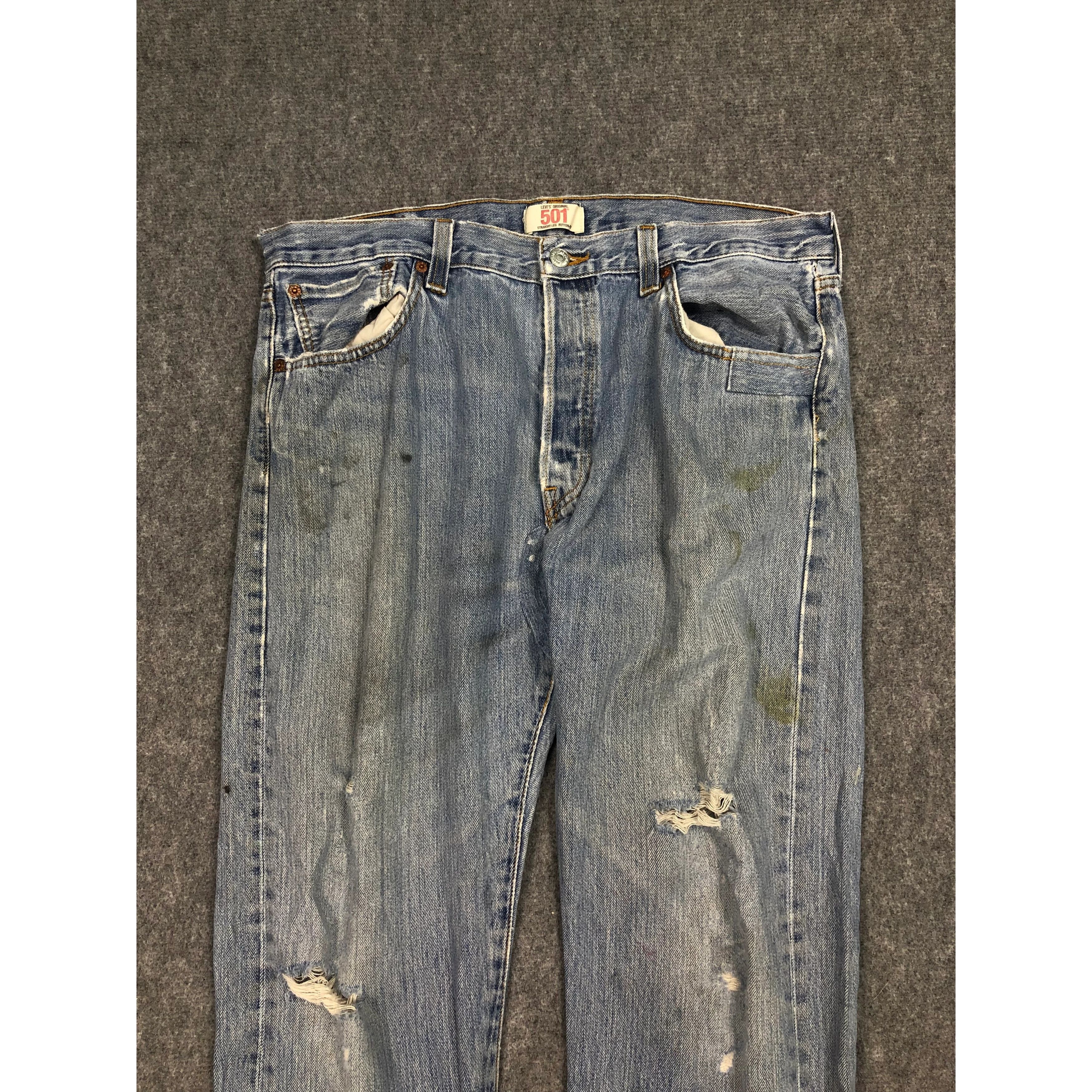 Levi's Vintage Levis 501 Faded Denim Pant DP0113 Size US 36 / EU 52 - 3 Thumbnail
