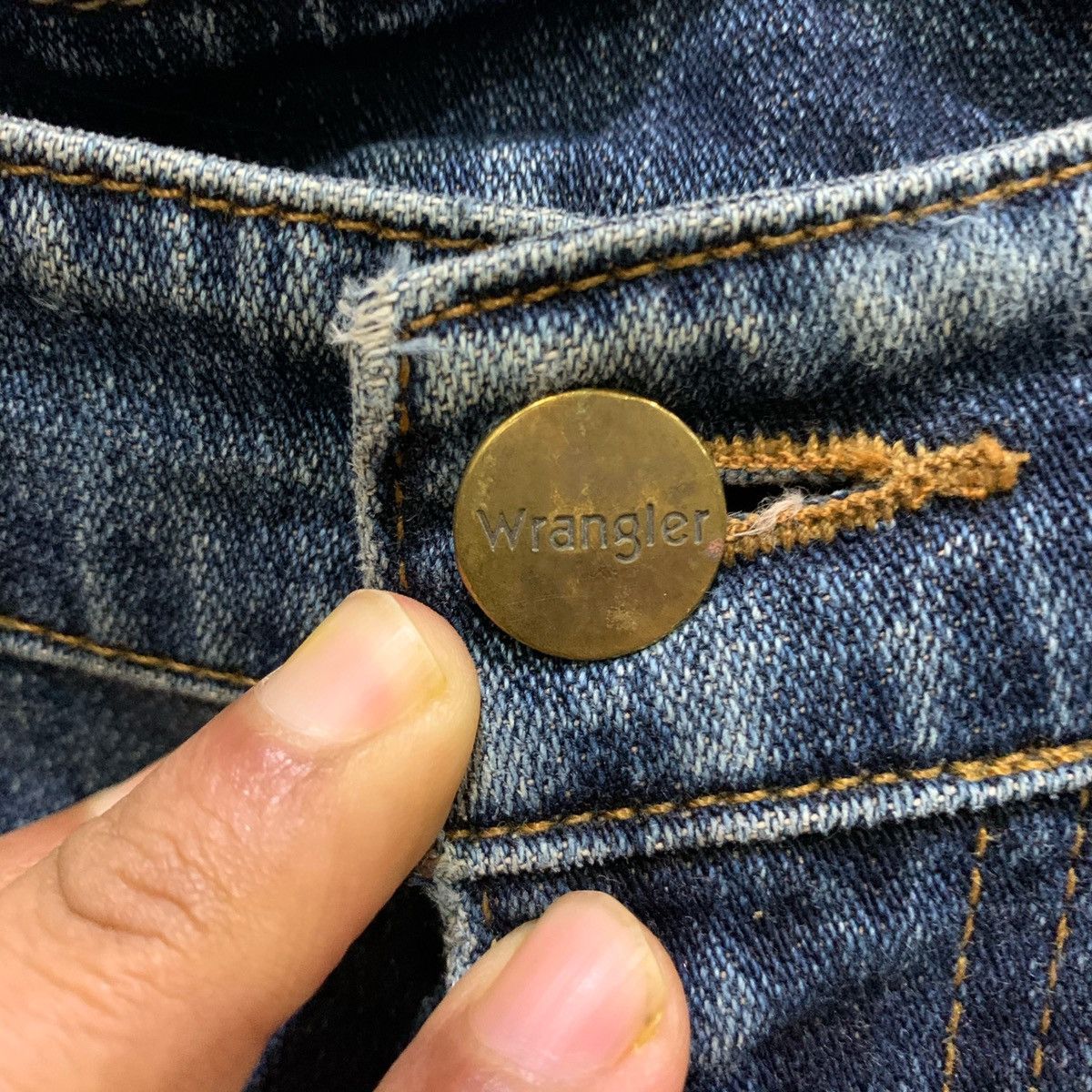 Japanese Brand × Vintage × Wrangler WRANGLER Jeans Size US 34 / EU 50 - 3 Thumbnail