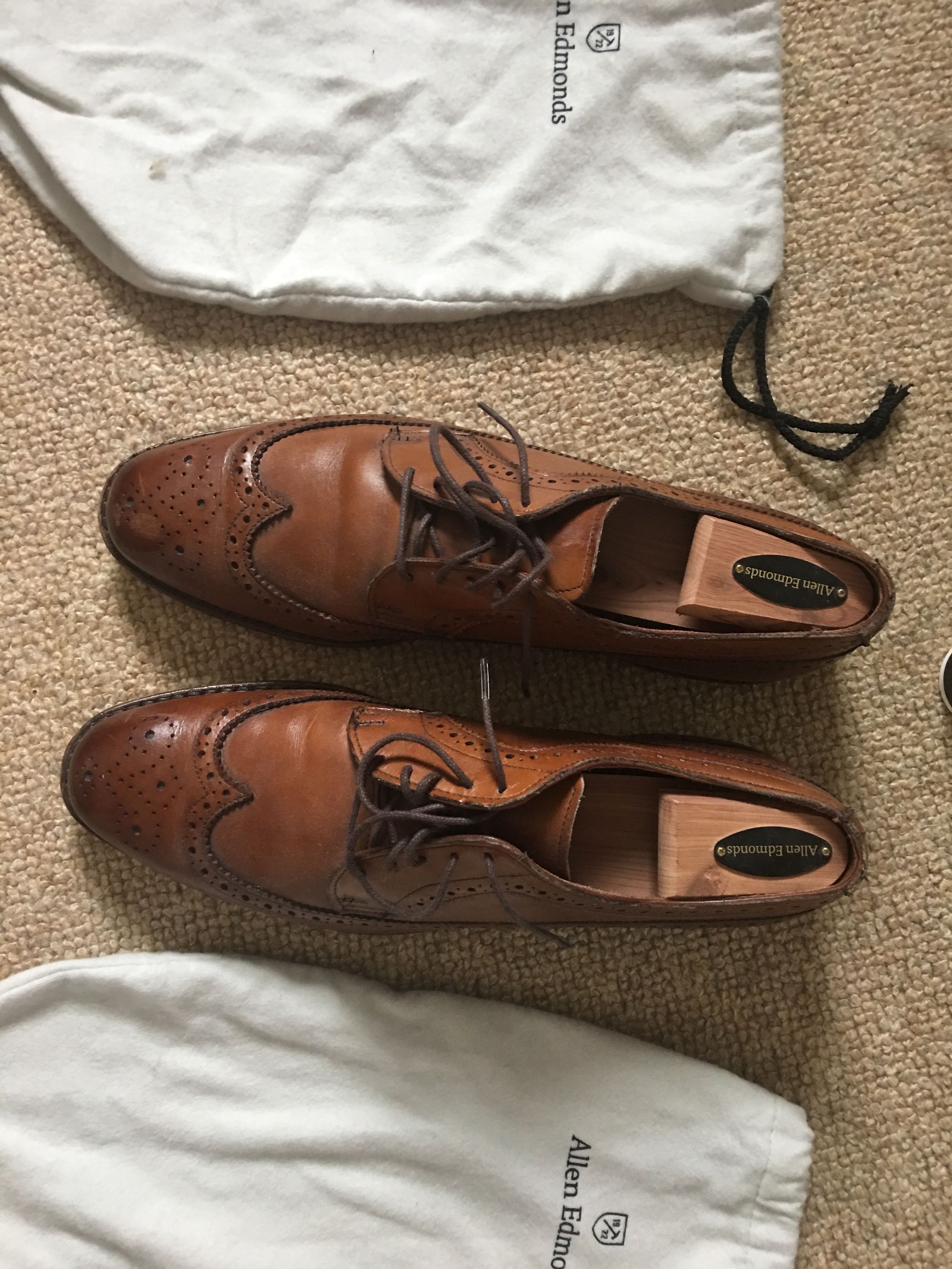 Allen edmonds mcgregor wingtips clearance