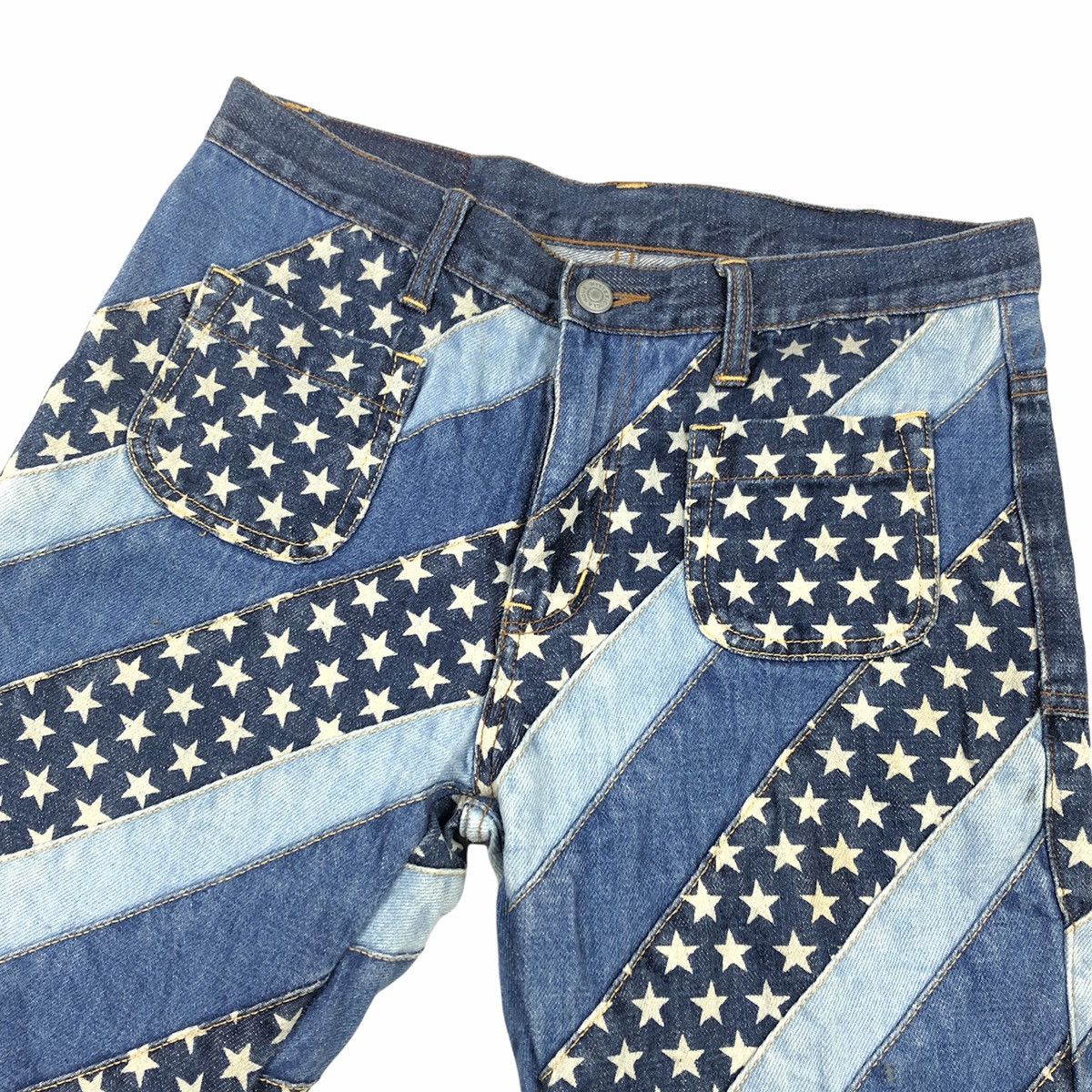 Hysteric Glamour RARE🔥Vintage Hysteric Glamour Reconstruct Flare Denim Size US 30 / EU 46 - 5 Thumbnail
