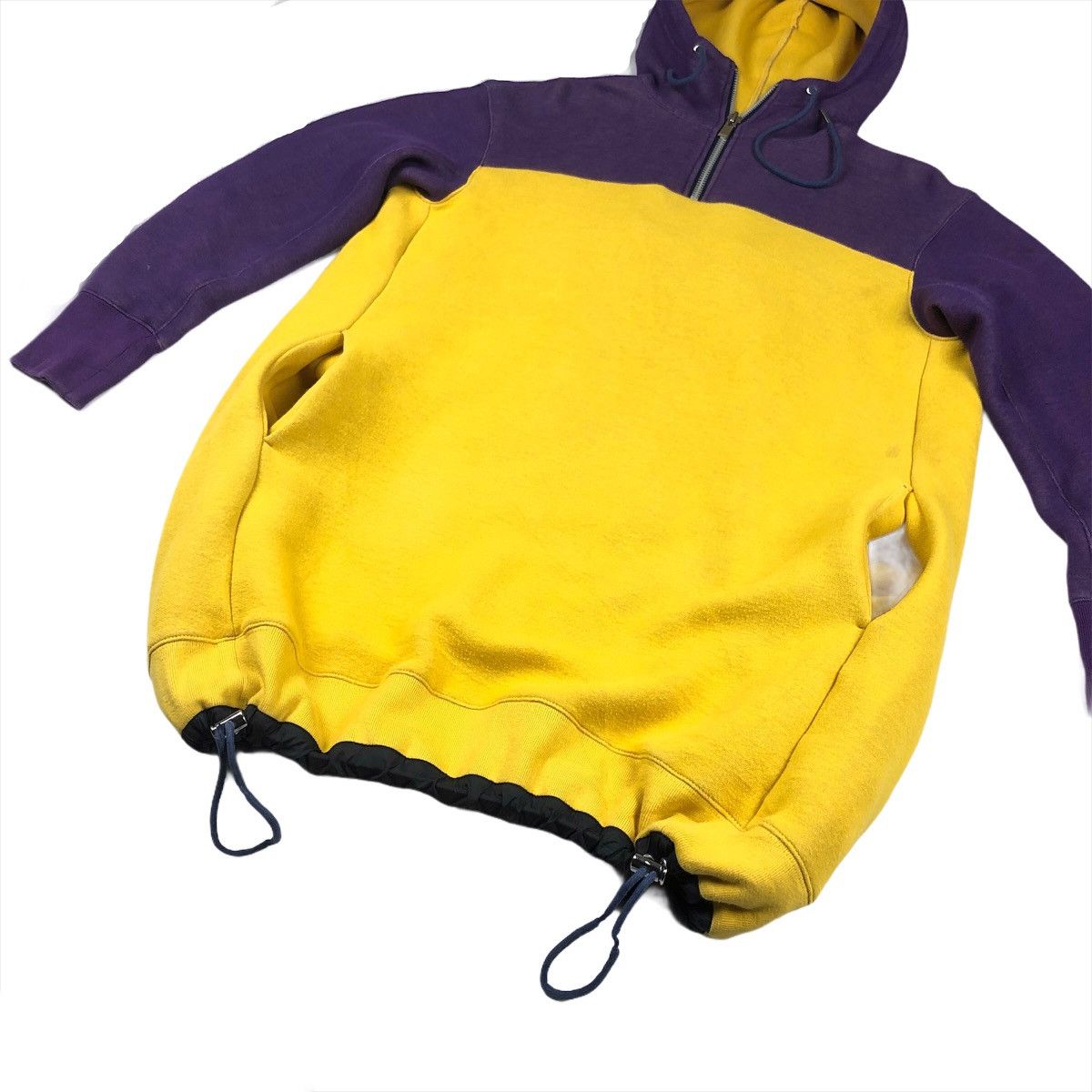 Japanese Brand Sacai FW17 Color Block Pullover Hoodie Size US M / EU 48-50 / 2 - 4 Thumbnail