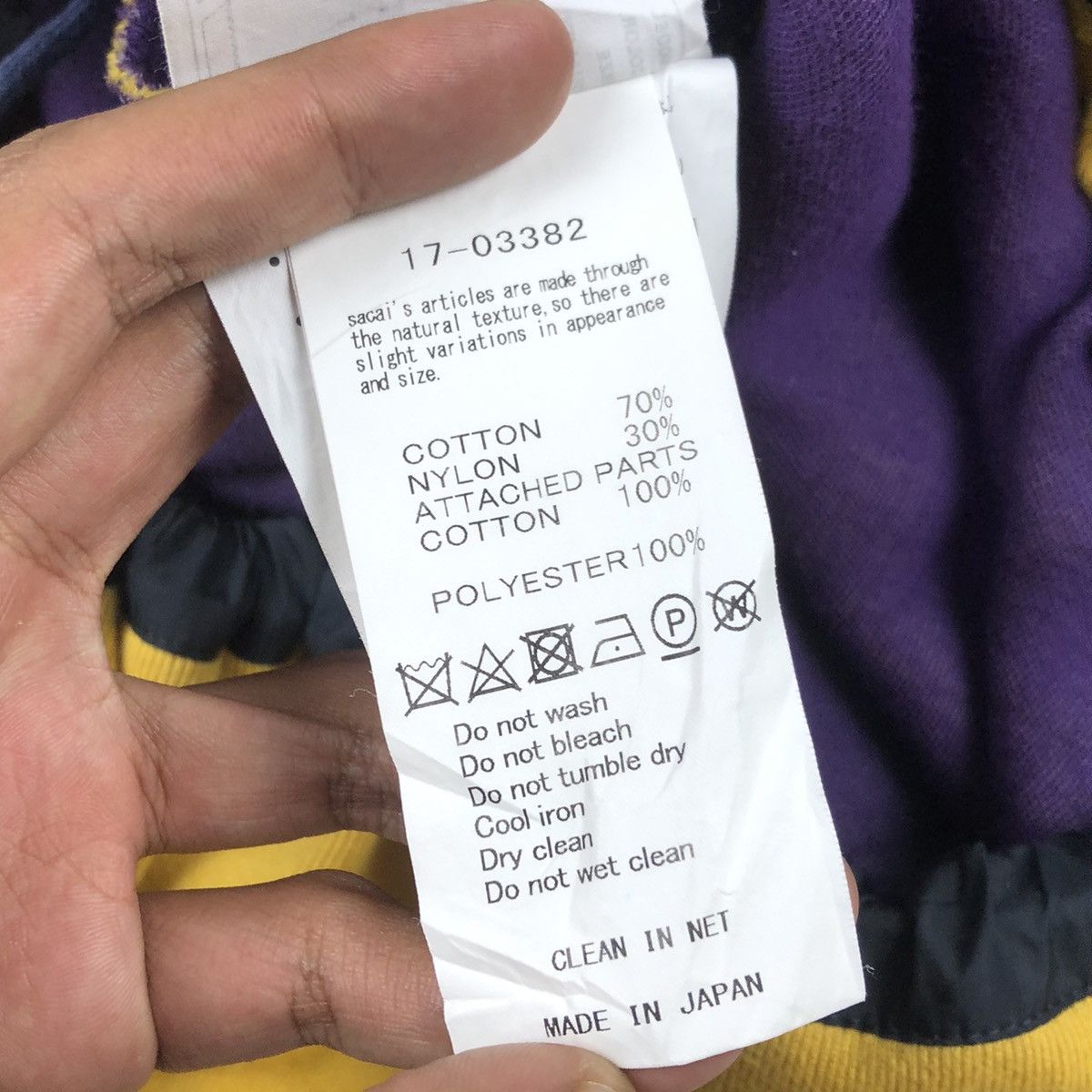 Japanese Brand Sacai FW17 Color Block Pullover Hoodie Size US M / EU 48-50 / 2 - 13 Thumbnail