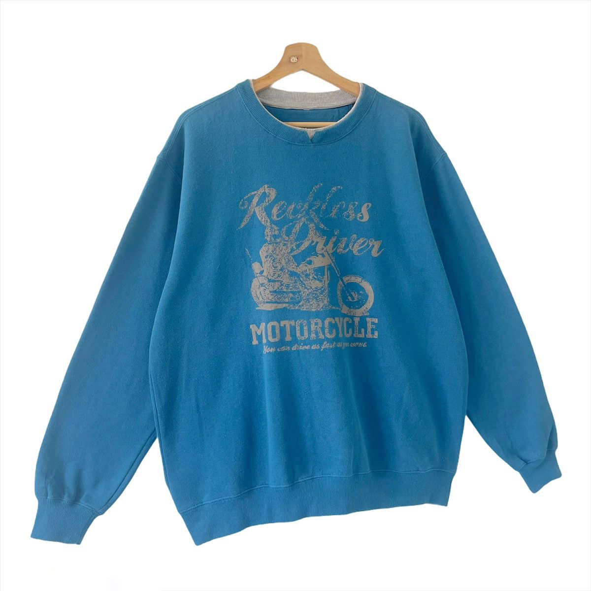 Other Reckles Driver Motorcycle Crewneck Sweatshirt Size XL Size US M / EU 48-50 / 2 - 2 Thumbnail