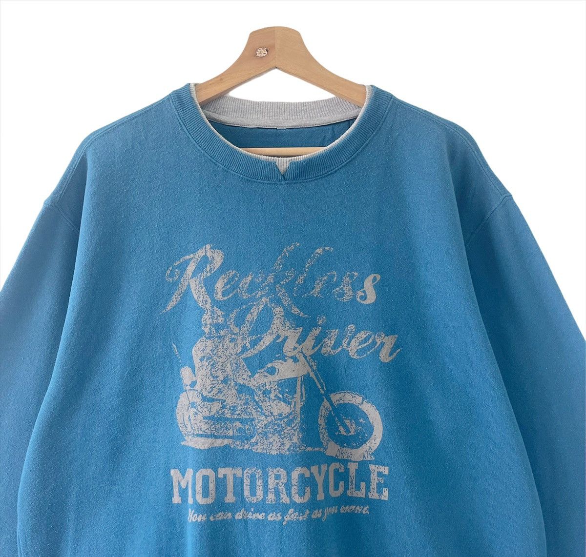 Other Reckles Driver Motorcycle Crewneck Sweatshirt Size XL Size US M / EU 48-50 / 2 - 4 Thumbnail