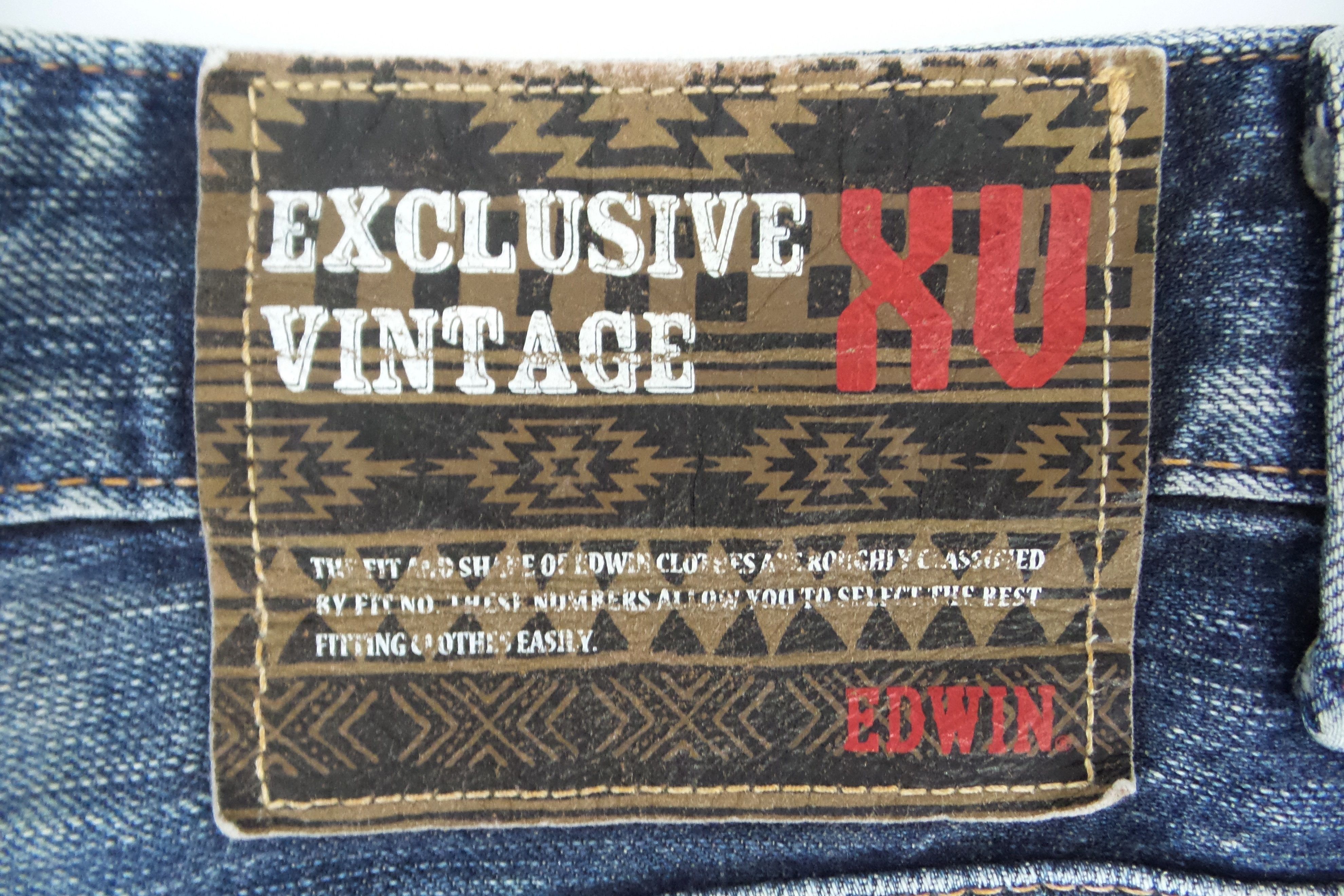 Edwin × Japanese Brand Edwin Aztec Stonewashed Blue Jeans W26xL31 Size US 26 / EU 42 - 9 Thumbnail