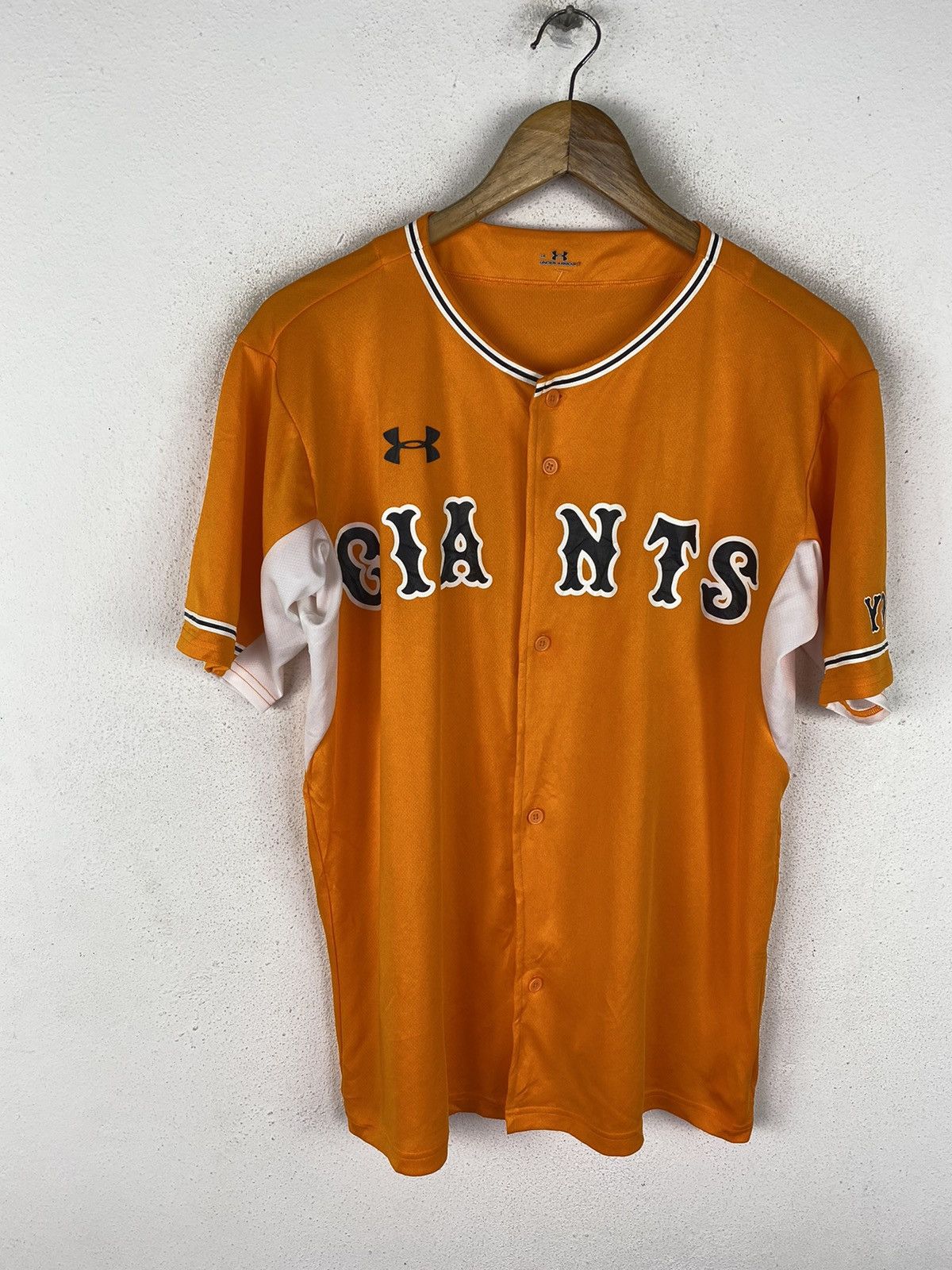 NFL × Sports Specialties × Under Armour Under Armour Yomiuri Giants Baseball Jersey – Orange Size US L / EU 52-54 / 3 - 3 Thumbnail