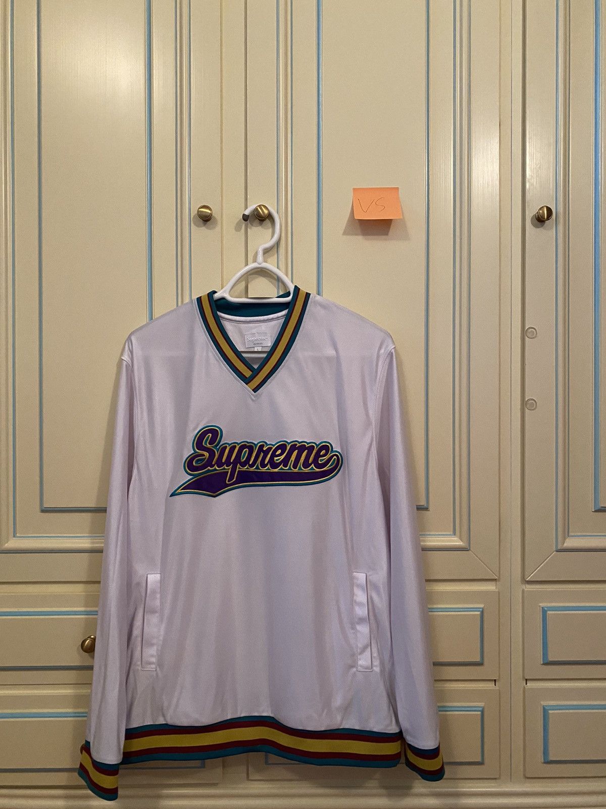 Supreme baseball store warm up top