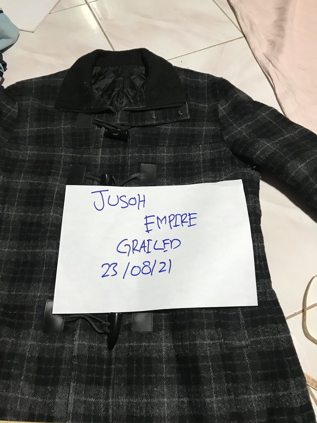 Katharine Hamnett London KATHARINE HAMNETT WOOL PLAID JACKET Size US M / EU 48-50 / 2 - 8 Thumbnail