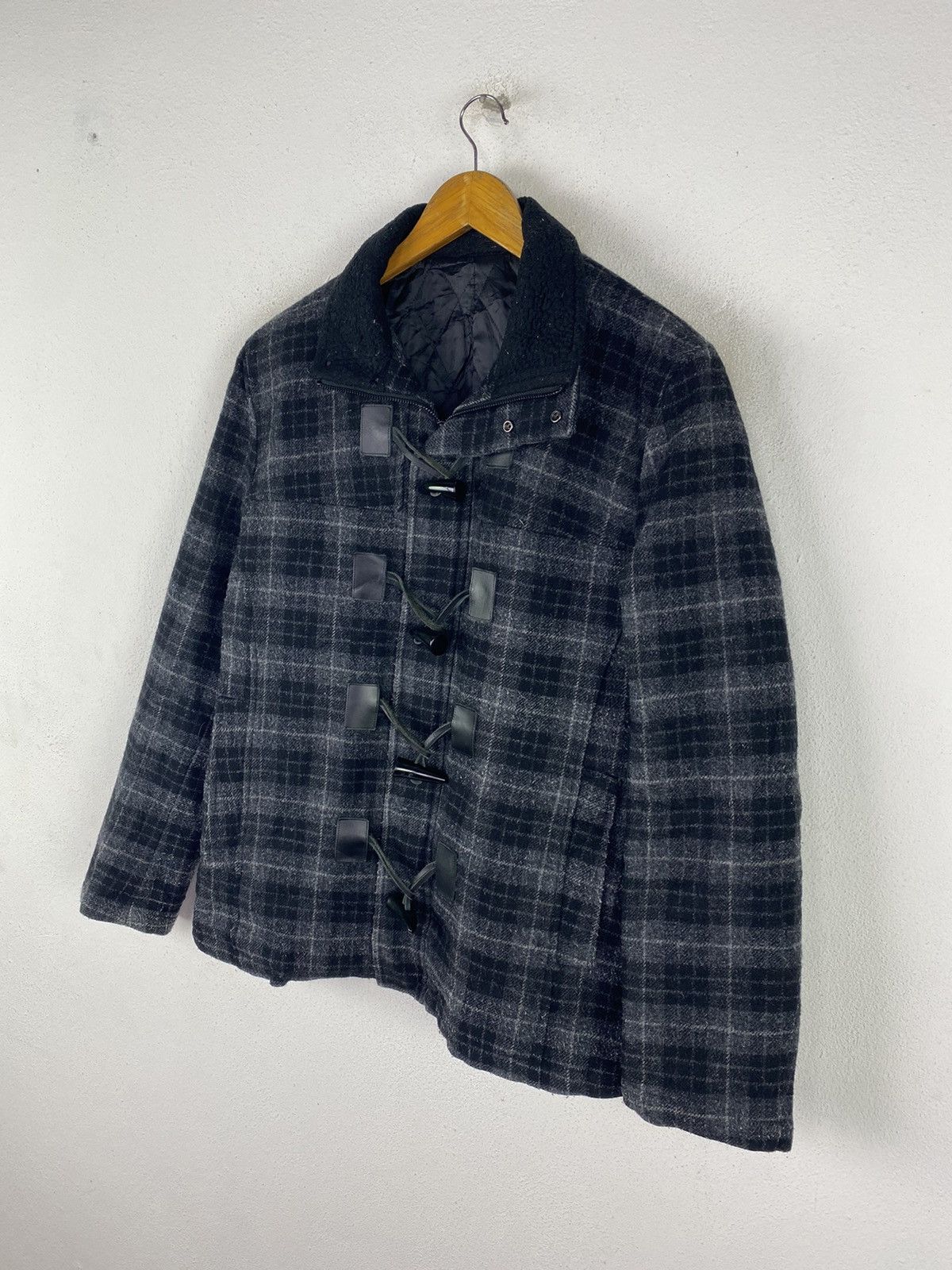 Katharine Hamnett London KATHARINE HAMNETT WOOL PLAID JACKET Size US M / EU 48-50 / 2 - 4 Thumbnail